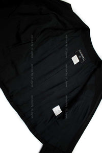 CHANEL 99A Black Wool Cropped Jacket 38 40 シャネル ブラック・ウール混合・ジャケット 即発 - CHANEL TC JAPAN
