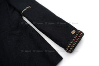 CHANEL 10PF Black Wool Zip Pocket Jacket 38 シャネル ブラック・ウール・ジッパー・ジャケット 即発
