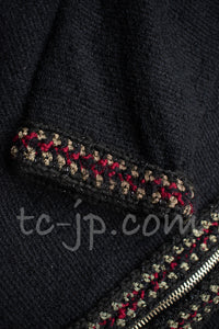 CHANEL 10PF Black Wool Zip Pocket Coat 34 シャネル ウール・ジッパー・コート 即発