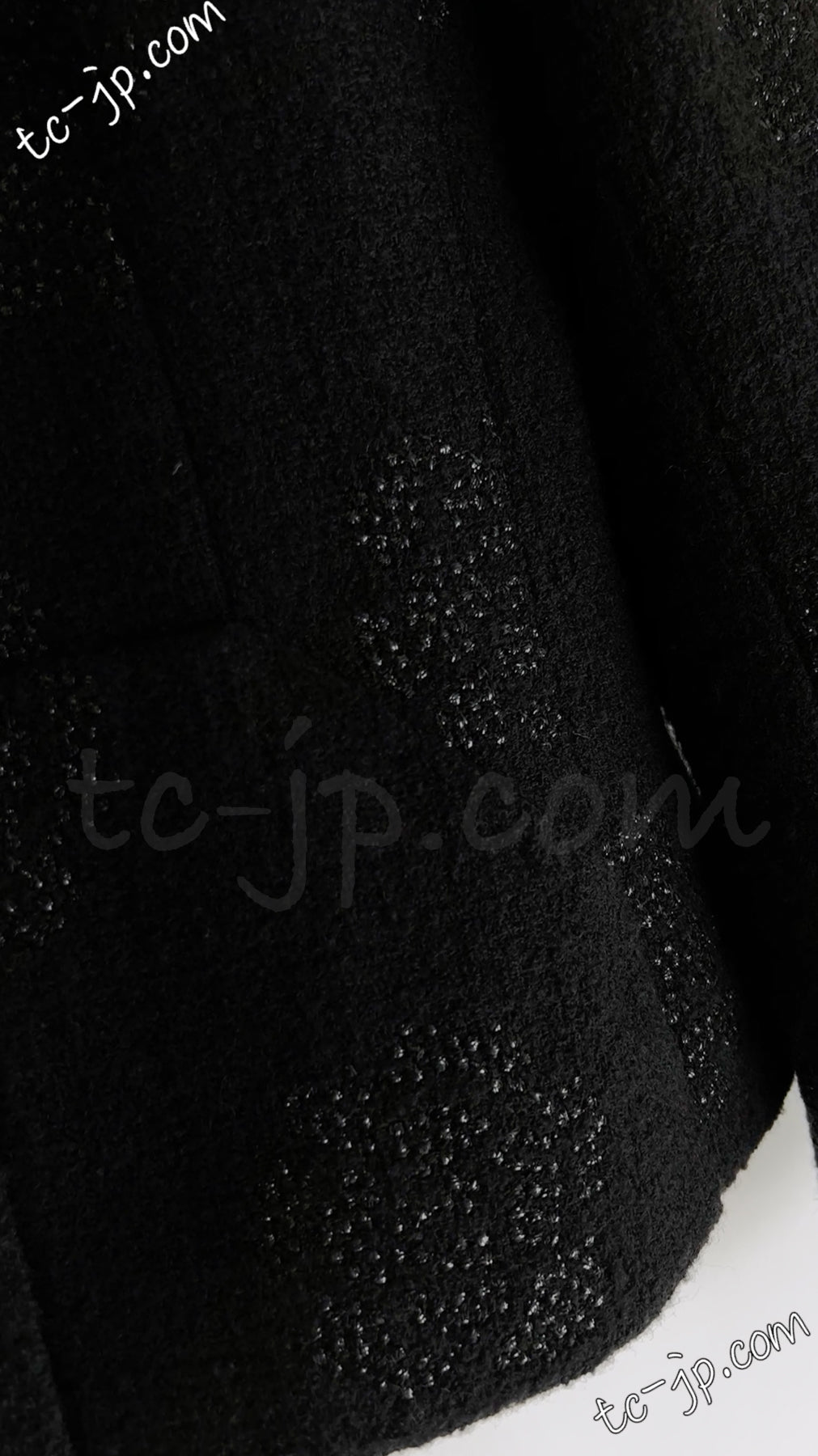 CHANEL 03C Black Camellia Stand Collar Zipper Jacket 40 42 シャネル ブラック・カメリア・スタンドカラー・ジッパー・ジャケット 即発