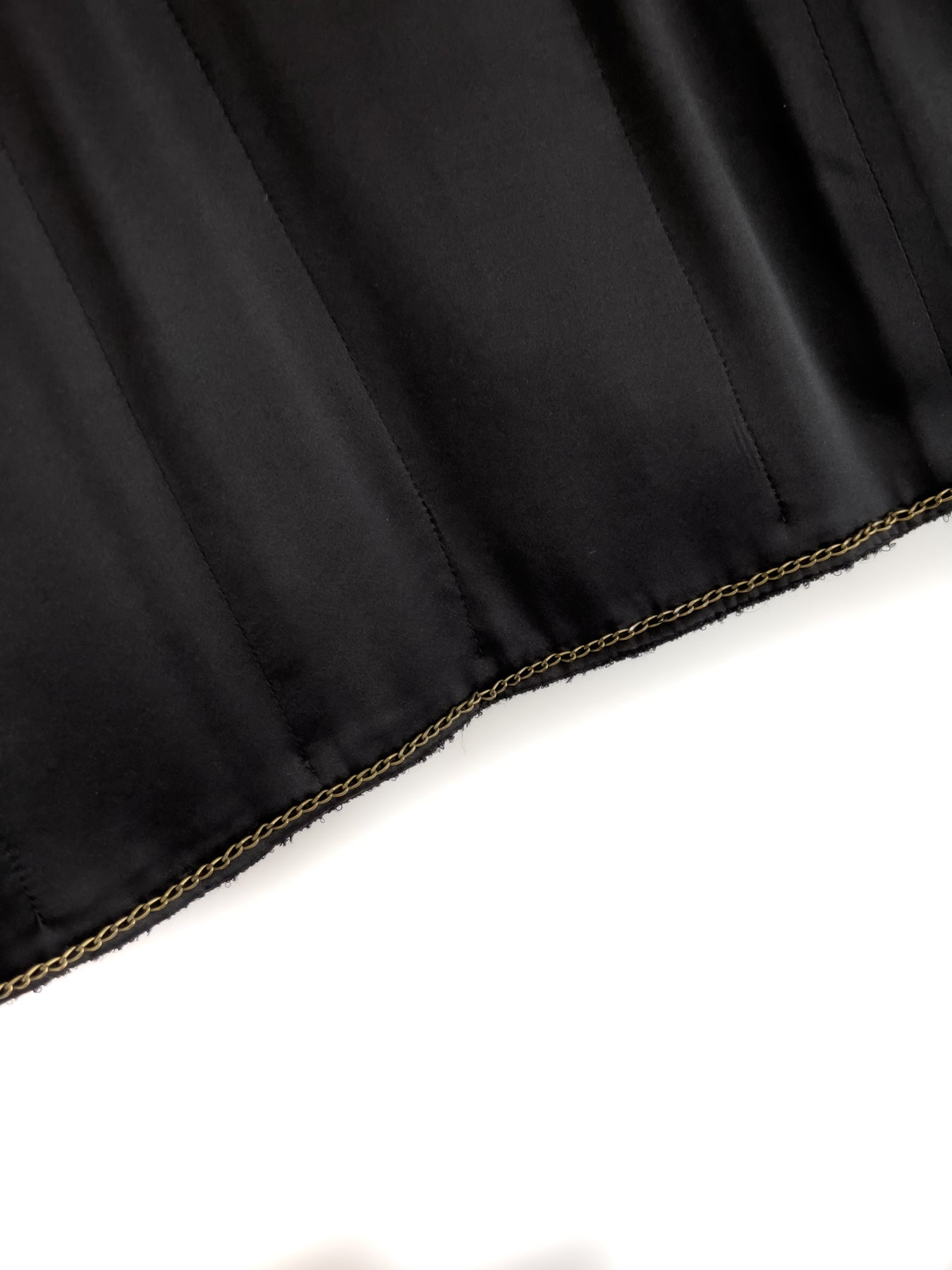 CHANEL 10PF Black Wool Zip Pocket Jacket 38 シャネル ブラック・ウール・ジッパー・ジャケット 即発