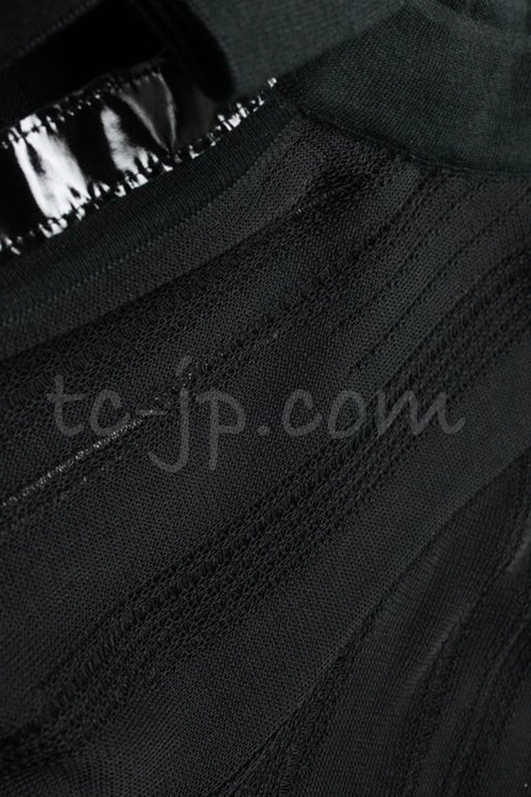 CHANEL 07S Ribbon Trim Black Cardigan Jacket 34 36 シャネル リボン・トリム・ブラック・ニット ボレロ カーディガン 即発