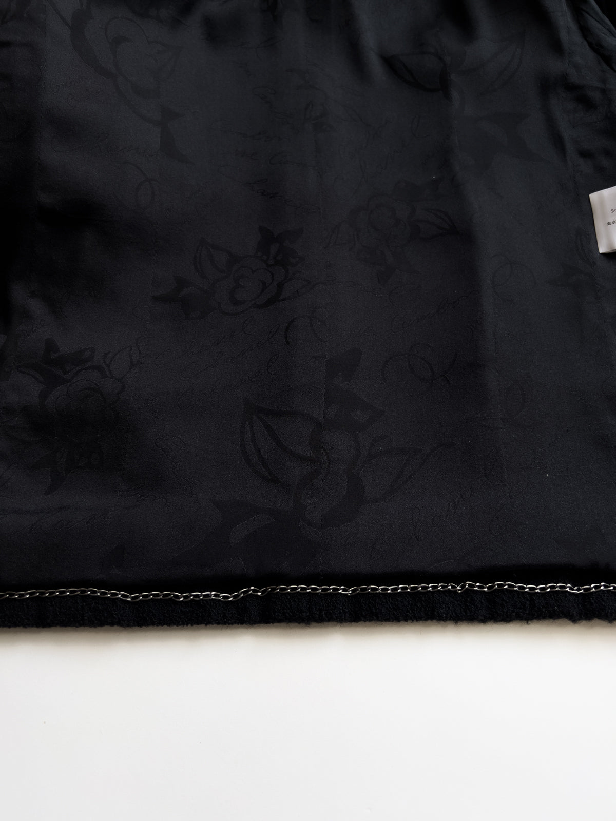 CHANEL 08A Little Black Jacket Tweed Wool 34 36 シャネル リトル ブラック ジャケット ツイード ウール 即発