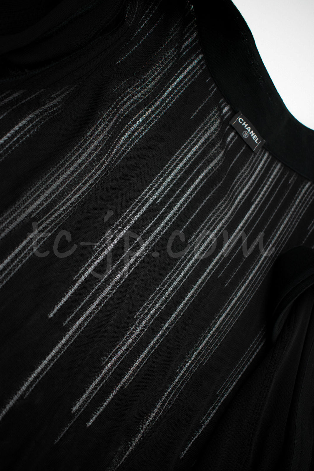 CHANEL 07S Ribbon Trim Black Cardigan Jacket 34 36 シャネル リボン・トリム・ブラック・ニット ボレロ カーディガン 即発