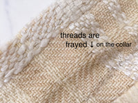 CHANEL Haute Couture Beige Creme Tweed Jacket 38 シャネル オートクチュール・ベージュ・クリーム・ツイード・ジャケット②即発