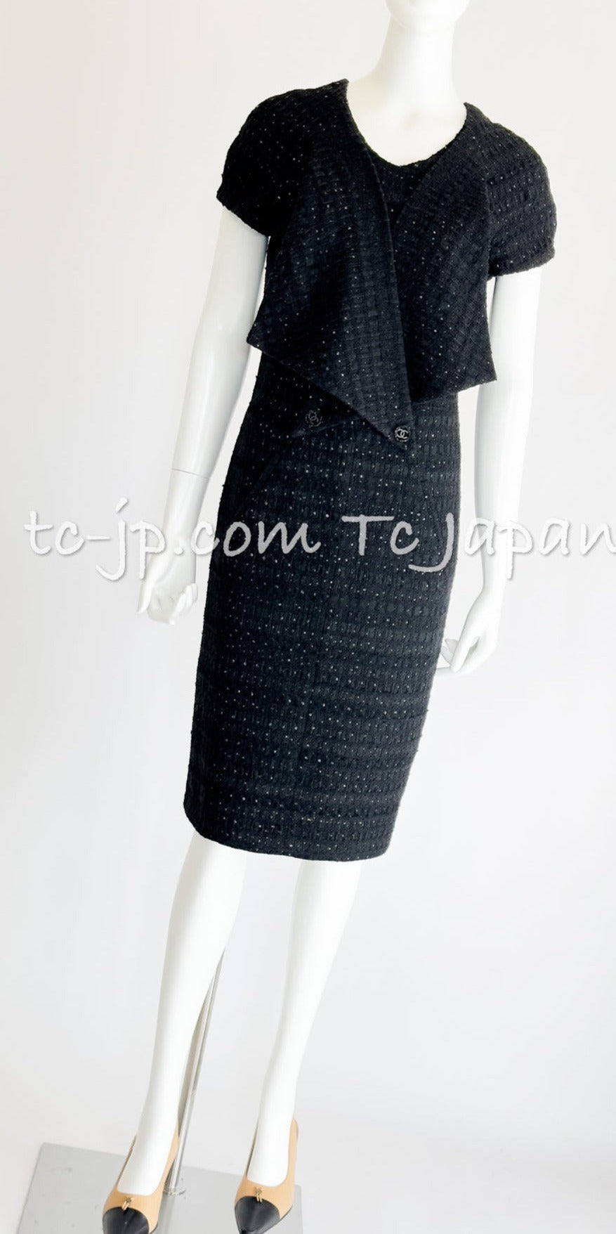シャネル ブラック・ワンピース・ワンピース Chanel 11S Black cotton 