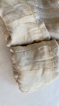CHANEL Haute Couture Beige Creme Tweed Jacket 38 シャネル オートクチュール・ベージュ・クリーム・ツイード・ジャケット②即発