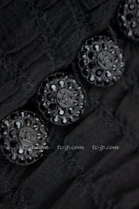 CHANEL 04S Black CC Logo Buttons Wool Jacket Naomi Watts 36 38 シャネル 定番 ブラック ココボタン ウール ジャケット 冠婚葬祭 即発