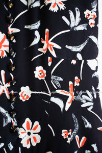 CHANEL 97S Black Sleeveless Flower Dress 38 40 シャネル 花柄ノースリーブ・ワンピース 即発 - CHANEL TC JAPAN
