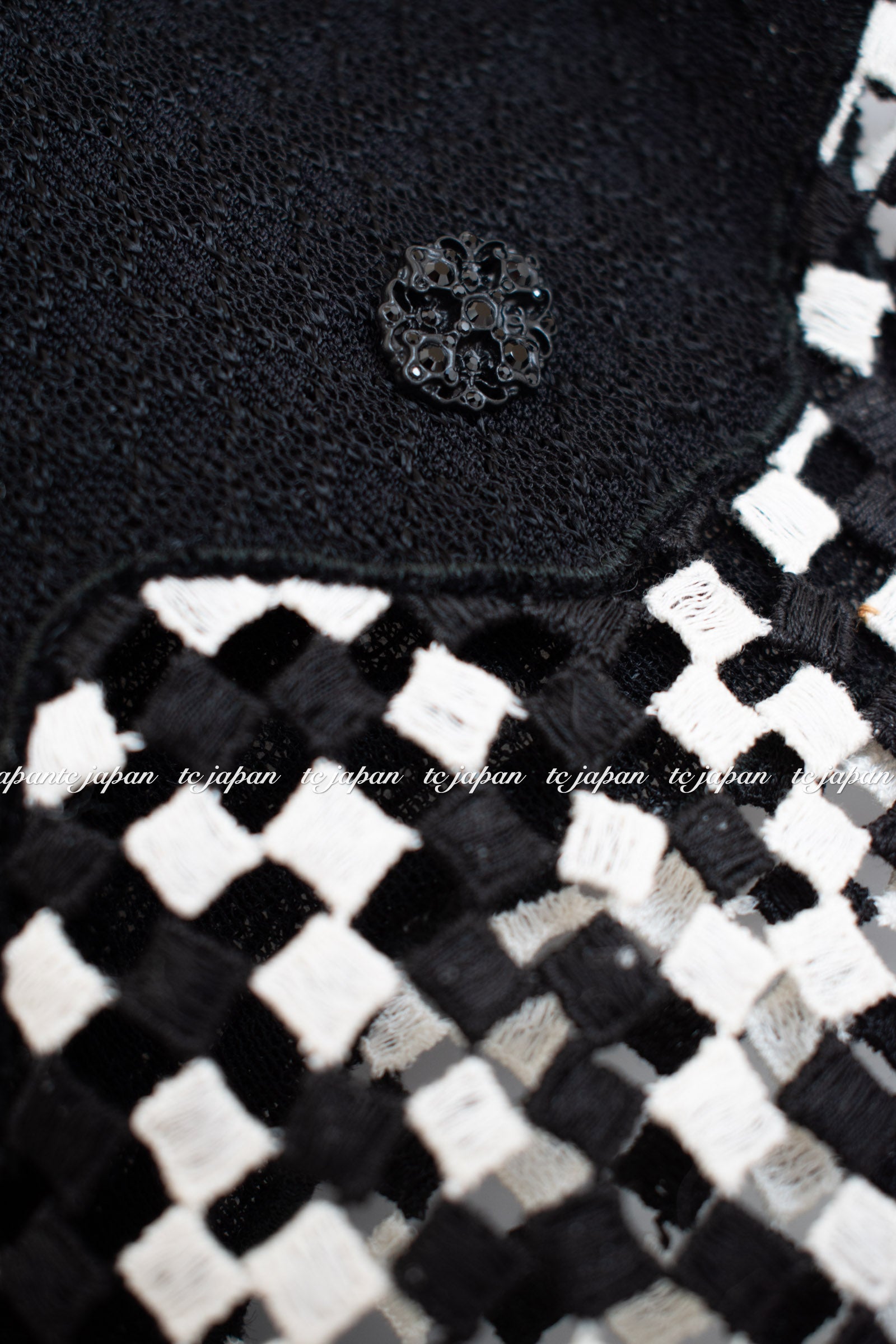 CHANEL 11S Cameron Diaz Black White Lace Cardigan Jacket Dress Tops 34 36 38 40 シャネル ジャケット ワンピース カーディガン 即発 - CHANEL TC JAPAN
