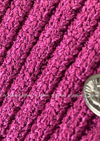 CHANEL 12S Magenta Navy Knit Dress 36 38 シャネル マゼンタ ネイビー ニット・ワンピース 即発