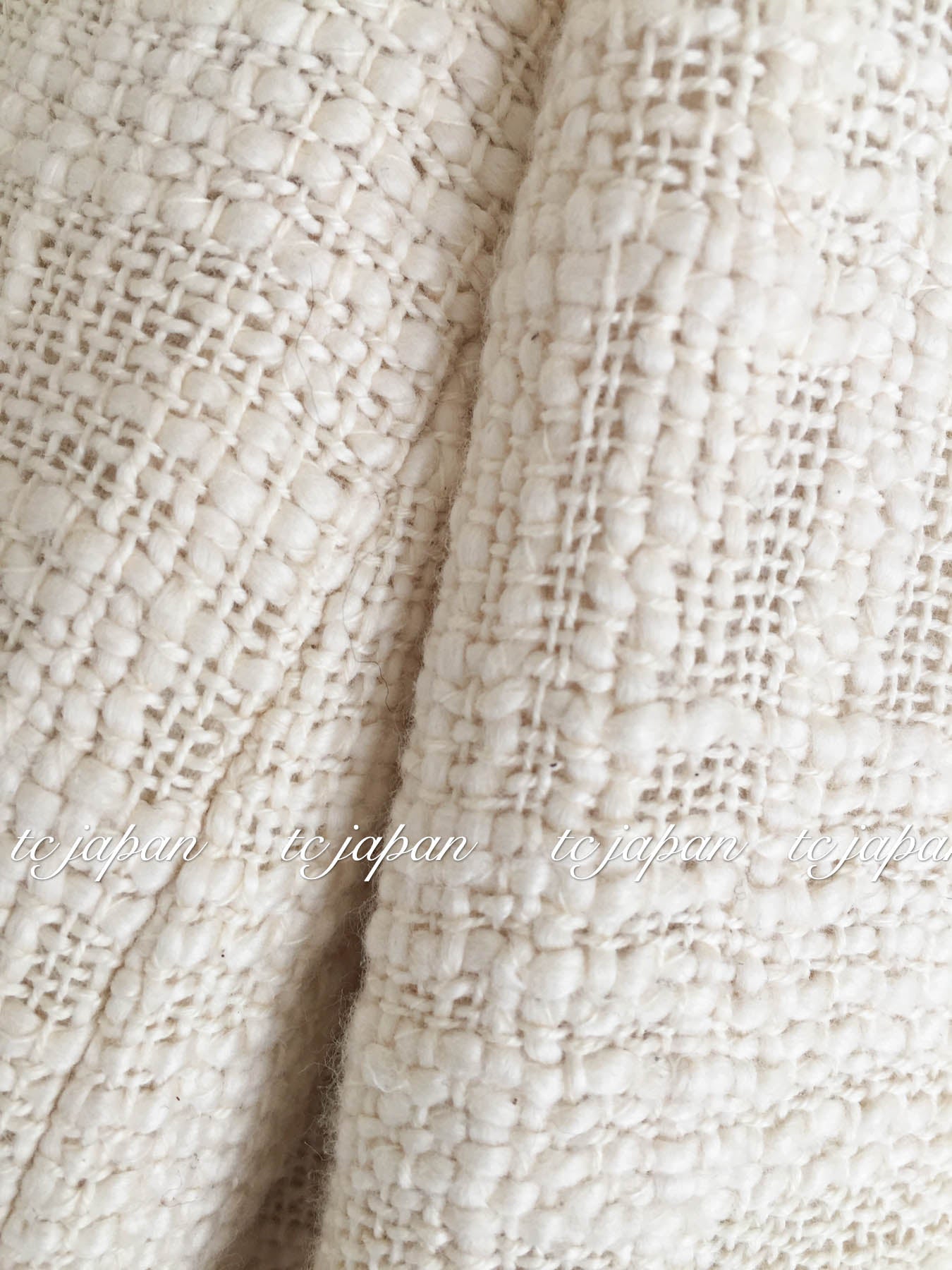 CHANEL 12PF Gripoix Button Ivory Tweed Jacket 36 38 シャネル グリポア宝石ボタン・アイボリー・ツイード・ジャケット 即発