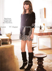 CHANEL 11S Cameron Diaz Black White Lace Cardigan Jacket Dress Tops 34 36 38 シャネル ジャケット ワンピース カーディガン 即発 - CHANEL TC JAPAN
