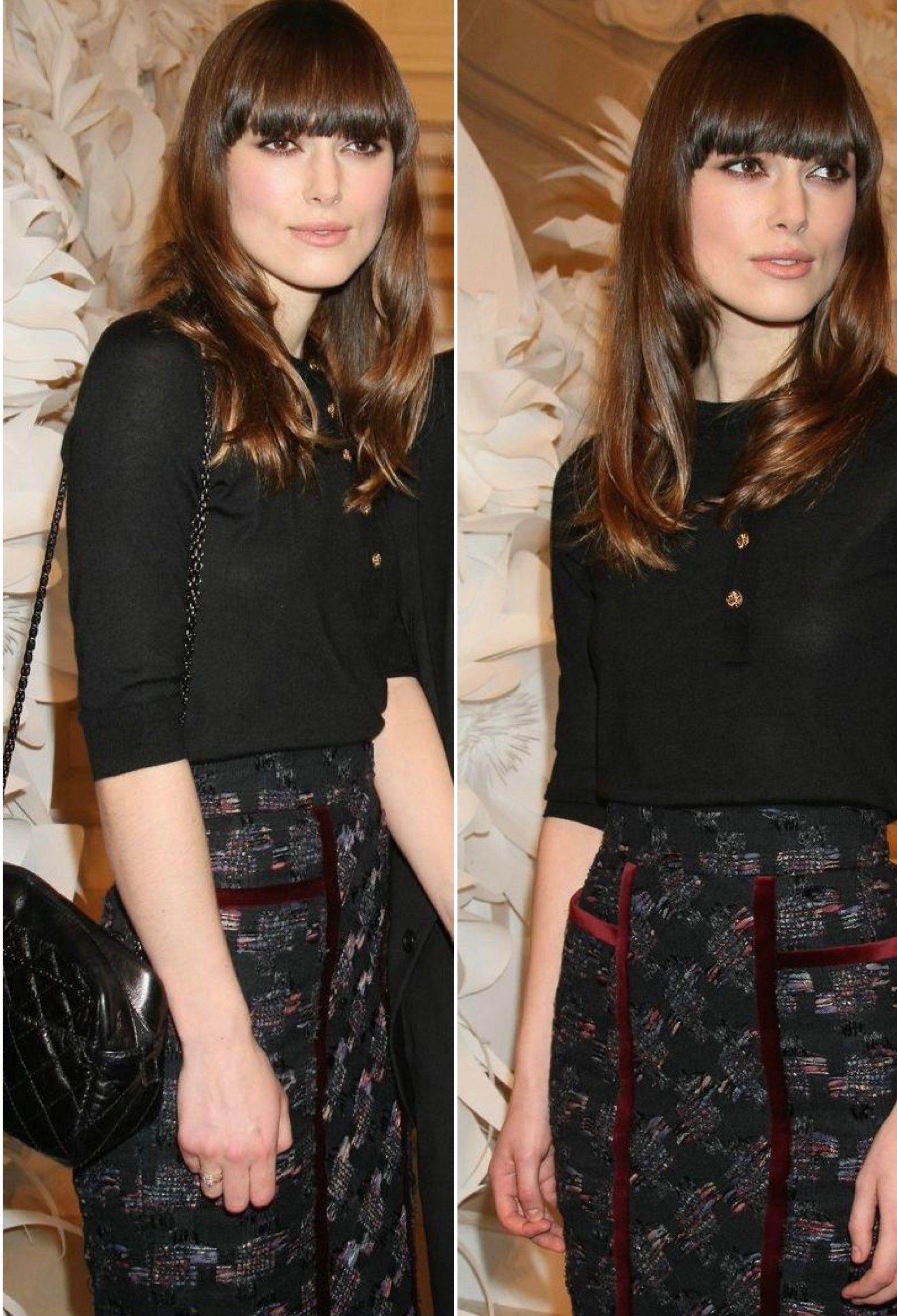 CHANEL 09PF Navy Velvet Satin Tweed Jacket Skirt 40 42 シャネル ベルベット・サテン・ジャケット・スカート 即発