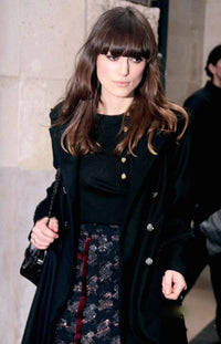 CHANEL 09PF Navy Velvet Satin Tweed Jacket Skirt 40 42 シャネル ベルベット・サテン・ジャケット・スカート 即発