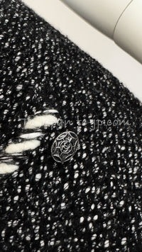 CHANEL 10A Black Fur Trimmed Cashmere Knit Dress 38 シャネル 安室奈美恵さん・ブラック・ファー・トリム・ニット・ワンピース 即発