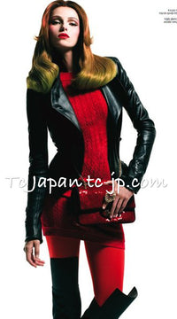 CHANEL 10PF Red Shanghai Dress 36 シャネル レッド・ストレッチ・ニット・ワンピース 即発 - TC JAPAN