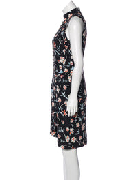 CHANEL 97S Black Sleeveless Flower Dress 38 40 シャネル 花柄ノースリーブ・ワンピース 即発 - CHANEL TC JAPAN