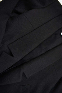 CHANEL 14B Black Metallic CC Buttons Wool Tweed Jacket 34 38 シャネル ブラック メタリック ココボタン ウール ツイード ジャケット 即発
