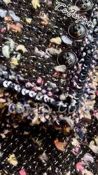CHANEL 04A Multicolor Tweed Jacket Skirt Suit 38 シャネル マルチカラー ツイード ジャケット スカート スーツ 即発