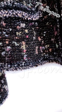CHANEL 04A Multicolor Tweed Jacket Skirt Suit 38 シャネル マルチカラー ツイード ジャケット スカート スーツ 即発