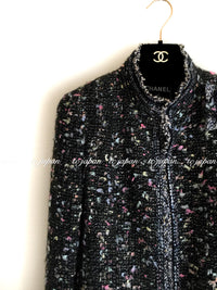 CHANEL 04A Multicolor Tweed Jacket Skirt Suit 38 シャネル マルチカラー ツイード ジャケット スカート スーツ 即発