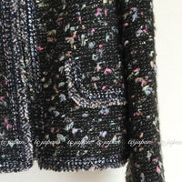 CHANEL 04A Multicolor Tweed Jacket Skirt Suit 38 シャネル マルチカラー ツイード ジャケット スカート スーツ 即発