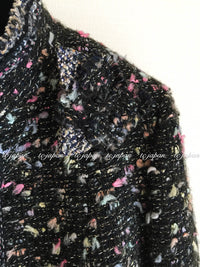 CHANEL 04A Multicolor Tweed Jacket Skirt Suit 38 シャネル マルチカラー ツイード ジャケット スカート スーツ 即発