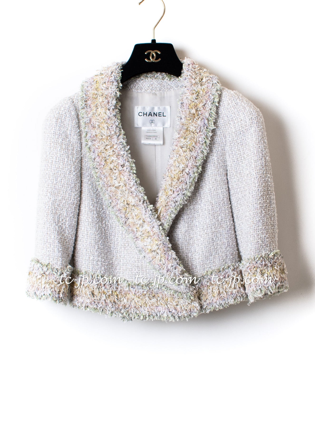 CHANEL 13C Multicolor Fringe Jacket Tops 36 38 シャネル ベルサイユ マルチカラー フリンジ ジャケット トップス 即発