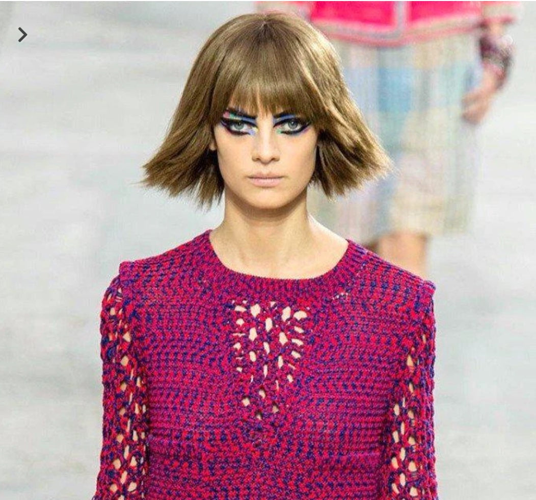 水原希子さんのシャネル 2014ワンピース Chanel 14S Spring Collection knit dress & Jacket