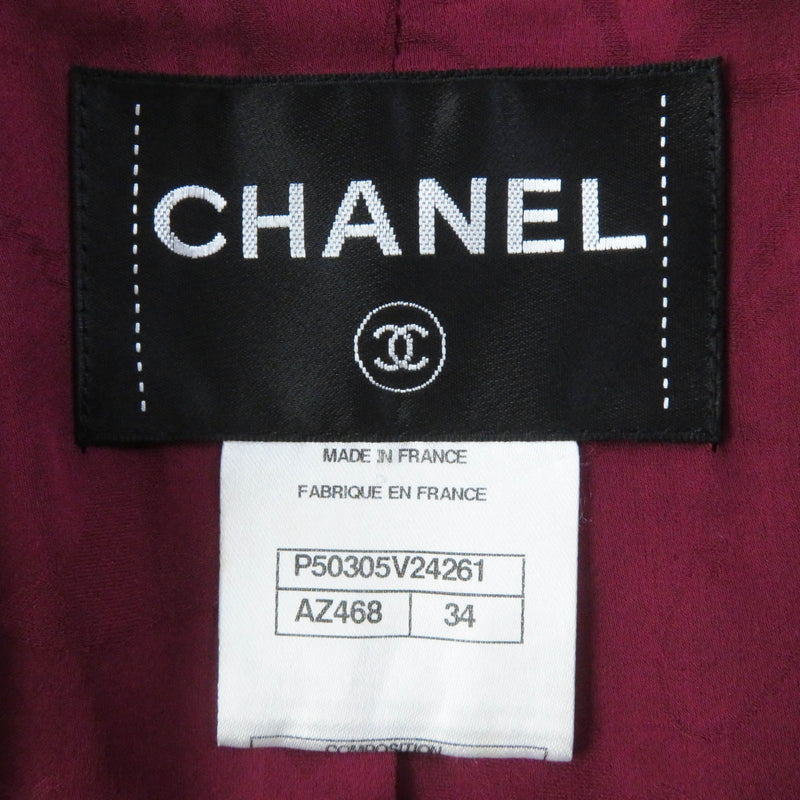 CHANEL ノーカラージャケット