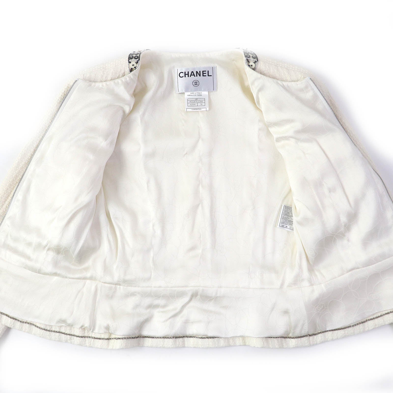 CHANEL ノーカラージャケット