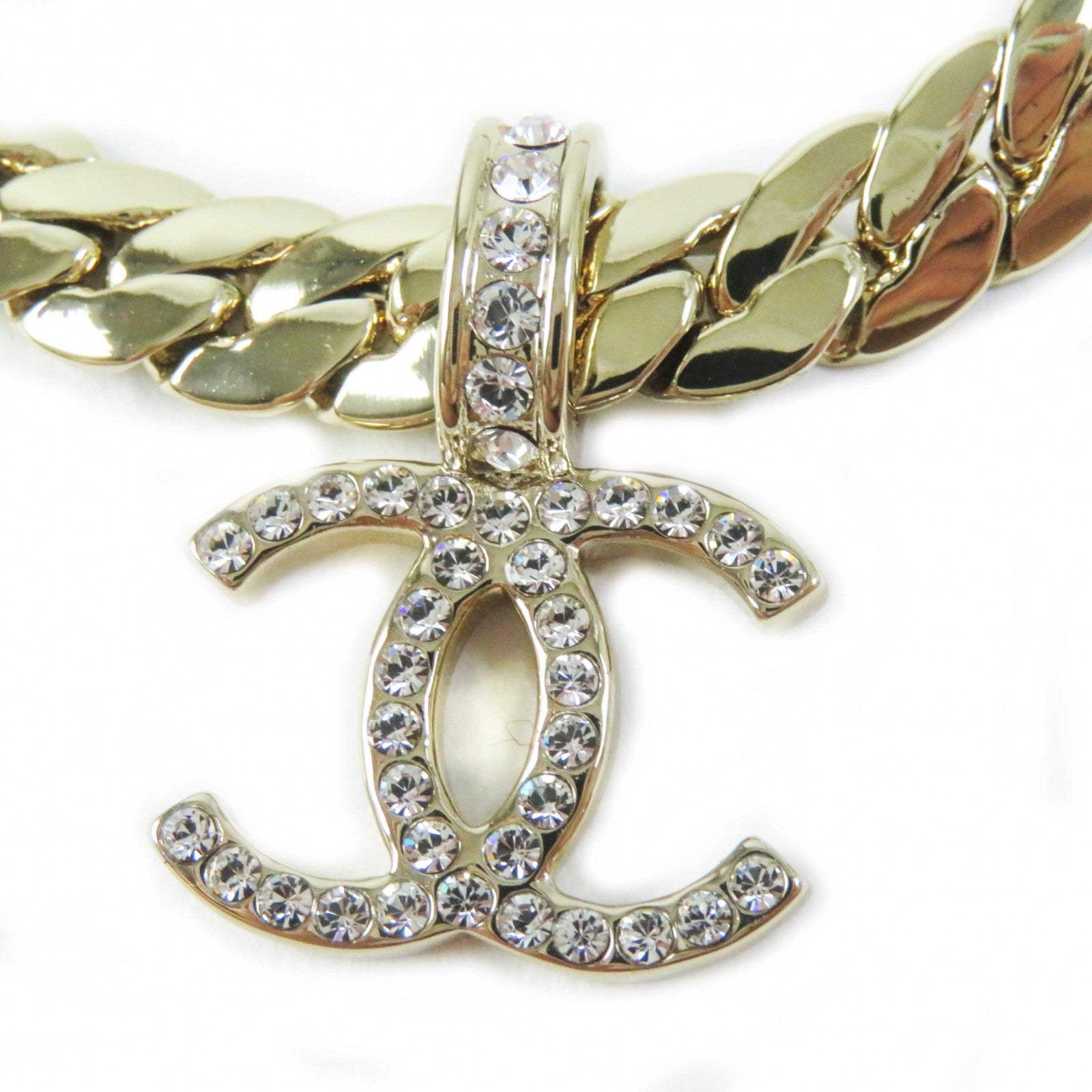 CHANEL gold crystal women's accessory / シャネル レディース ゴールド クリスタル アクセサリー