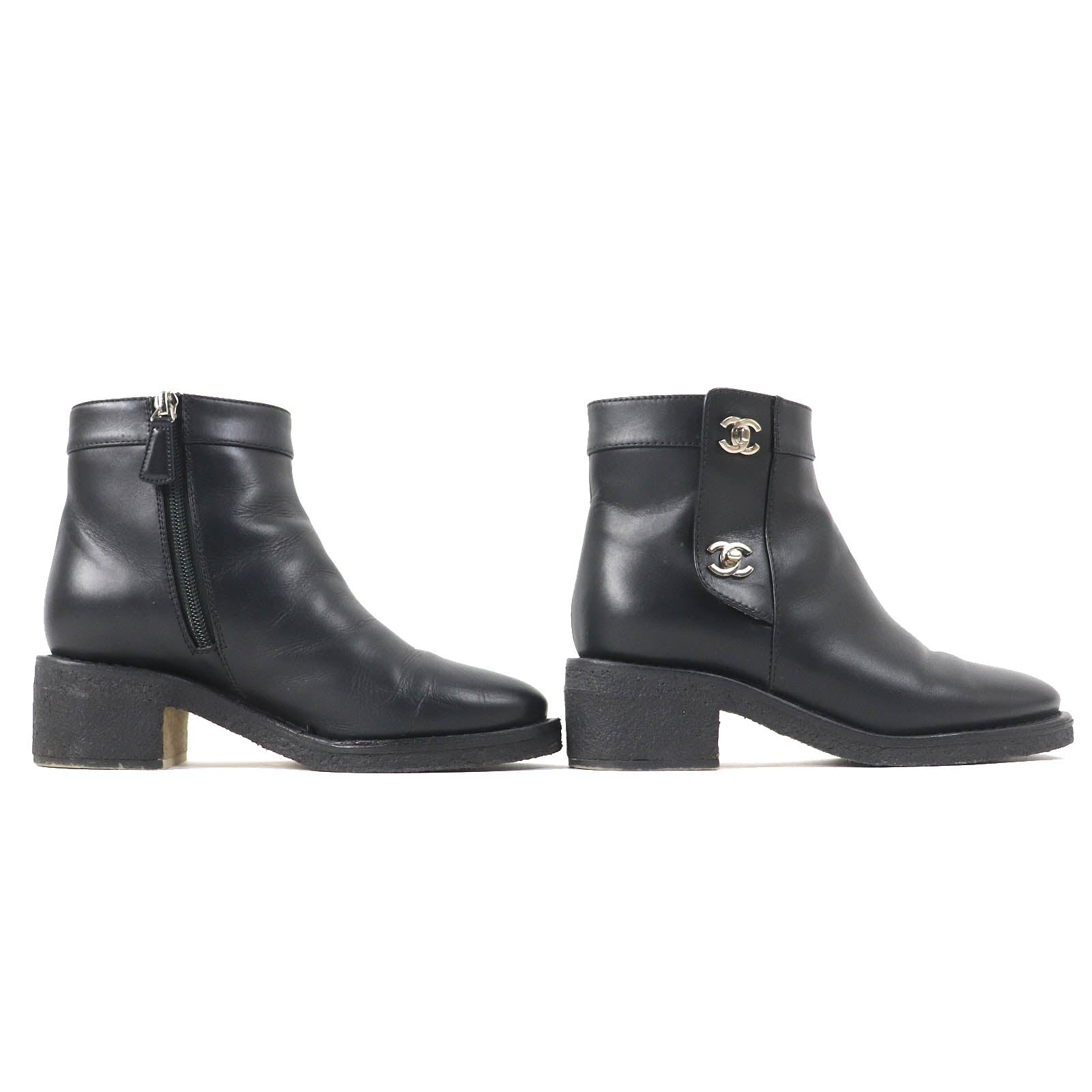 CHANEL ショートブーツ