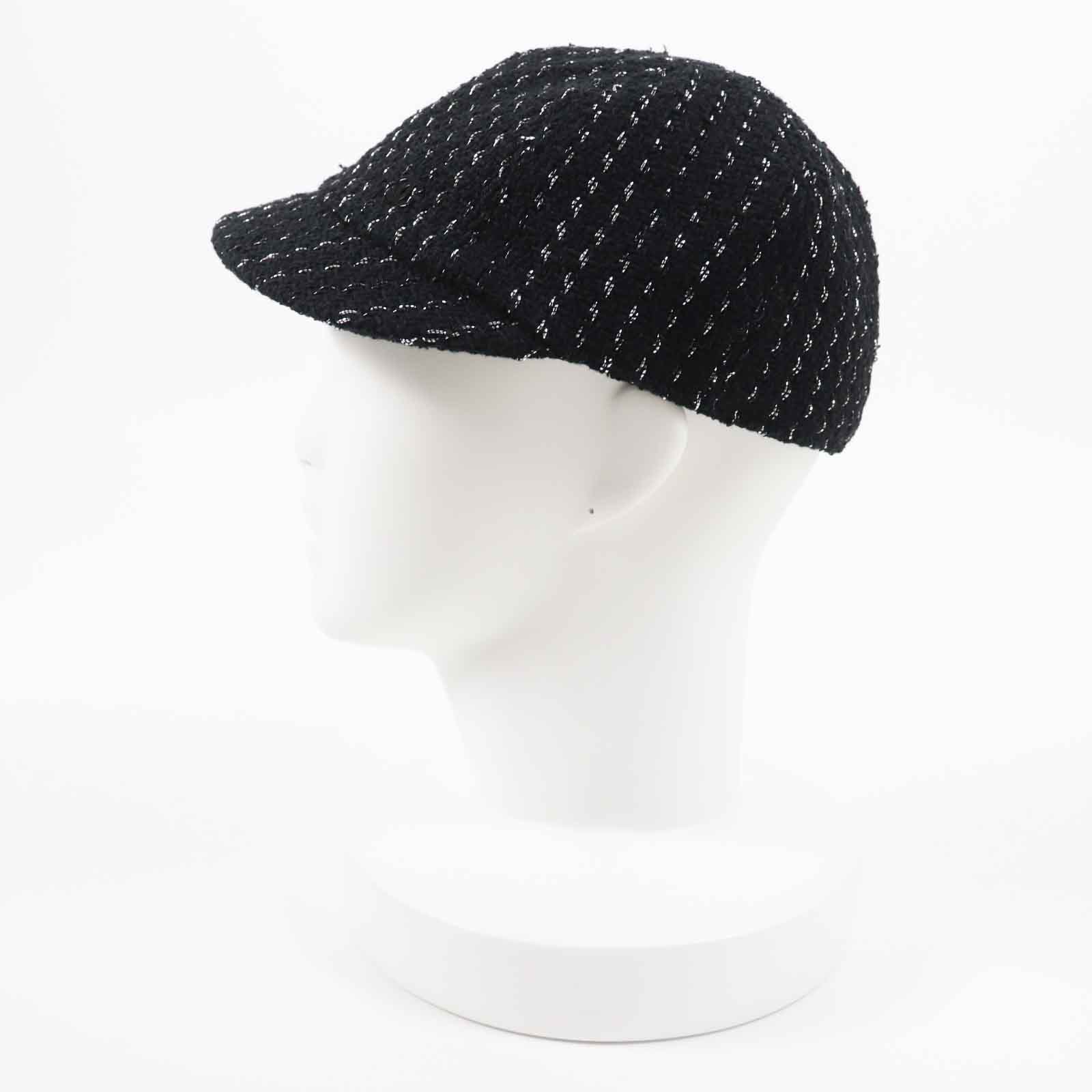 CHANEL black tweed CC logo women's accessory / シャネル レディース ブラック ツイード CCロゴ アクセサリー