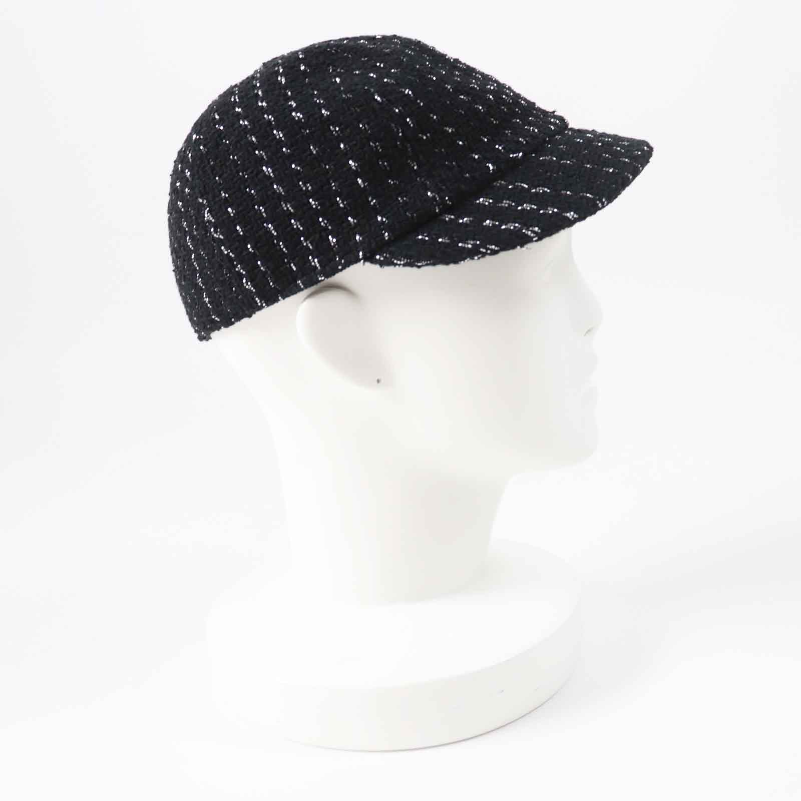 CHANEL black tweed CC logo women's accessory / シャネル レディース ブラック ツイード CCロゴ アクセサリー