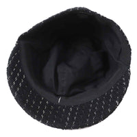 CHANEL black tweed CC logo women's accessory / シャネル レディース ブラック ツイード CCロゴ アクセサリー