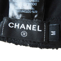 CHANEL black tweed CC logo women's accessory / シャネル レディース ブラック ツイード CCロゴ アクセサリー