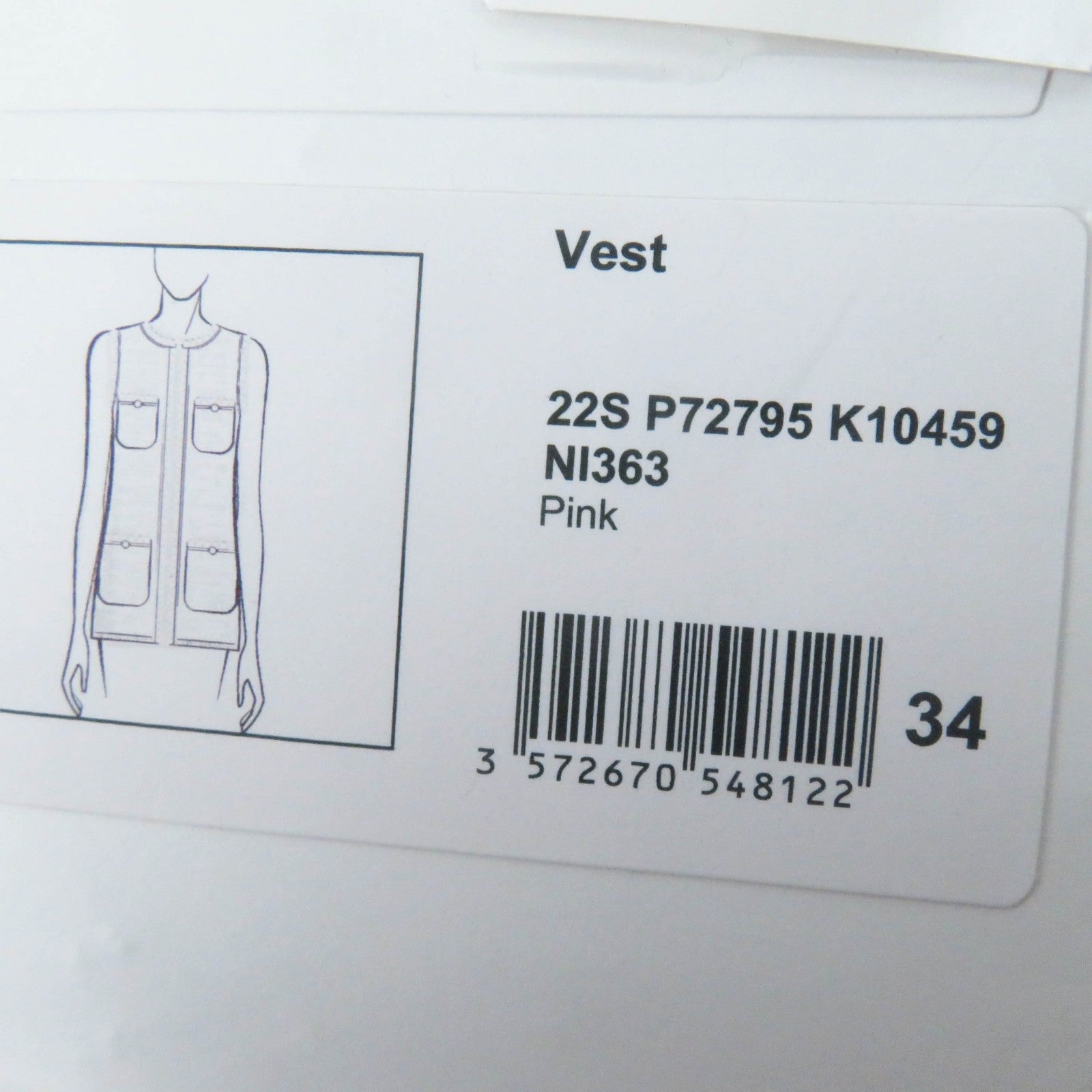 CHANEL pink CC logo women's cardigan / シャネル レディース ピンク CCロゴ カーディガン