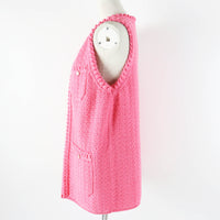 CHANEL pink CC logo women's cardigan / シャネル レディース ピンク CCロゴ カーディガン
