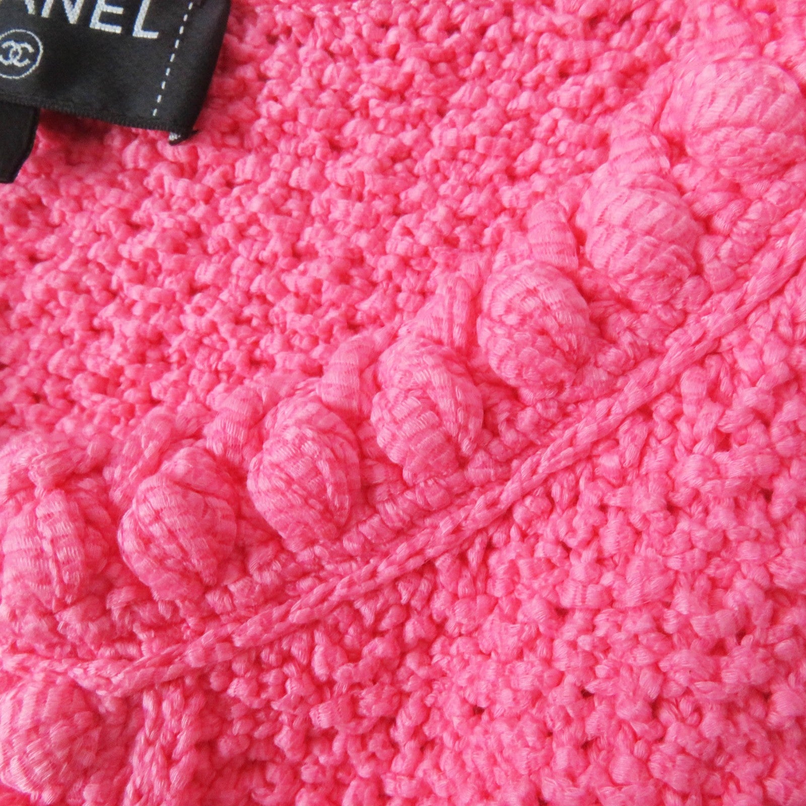 CHANEL pink CC logo women's cardigan / シャネル レディース ピンク CCロゴ カーディガン