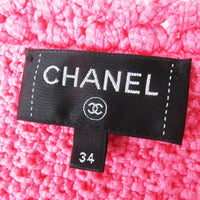 CHANEL pink CC logo women's cardigan / シャネル レディース ピンク CCロゴ カーディガン