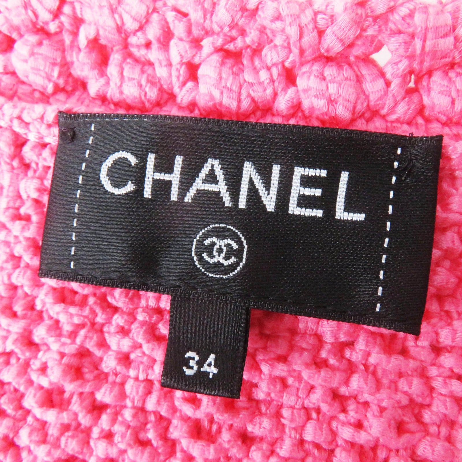 CHANEL pink CC logo women's cardigan / シャネル レディース ピンク CCロゴ カーディガン