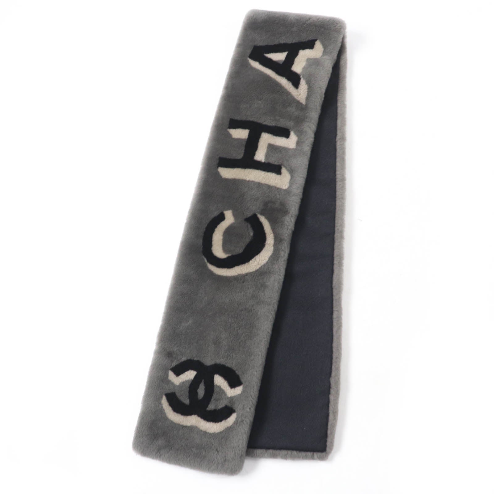 CHANEL grey CC logo women's accessory / シャネル レディース グレー CCロゴ アクセサリー