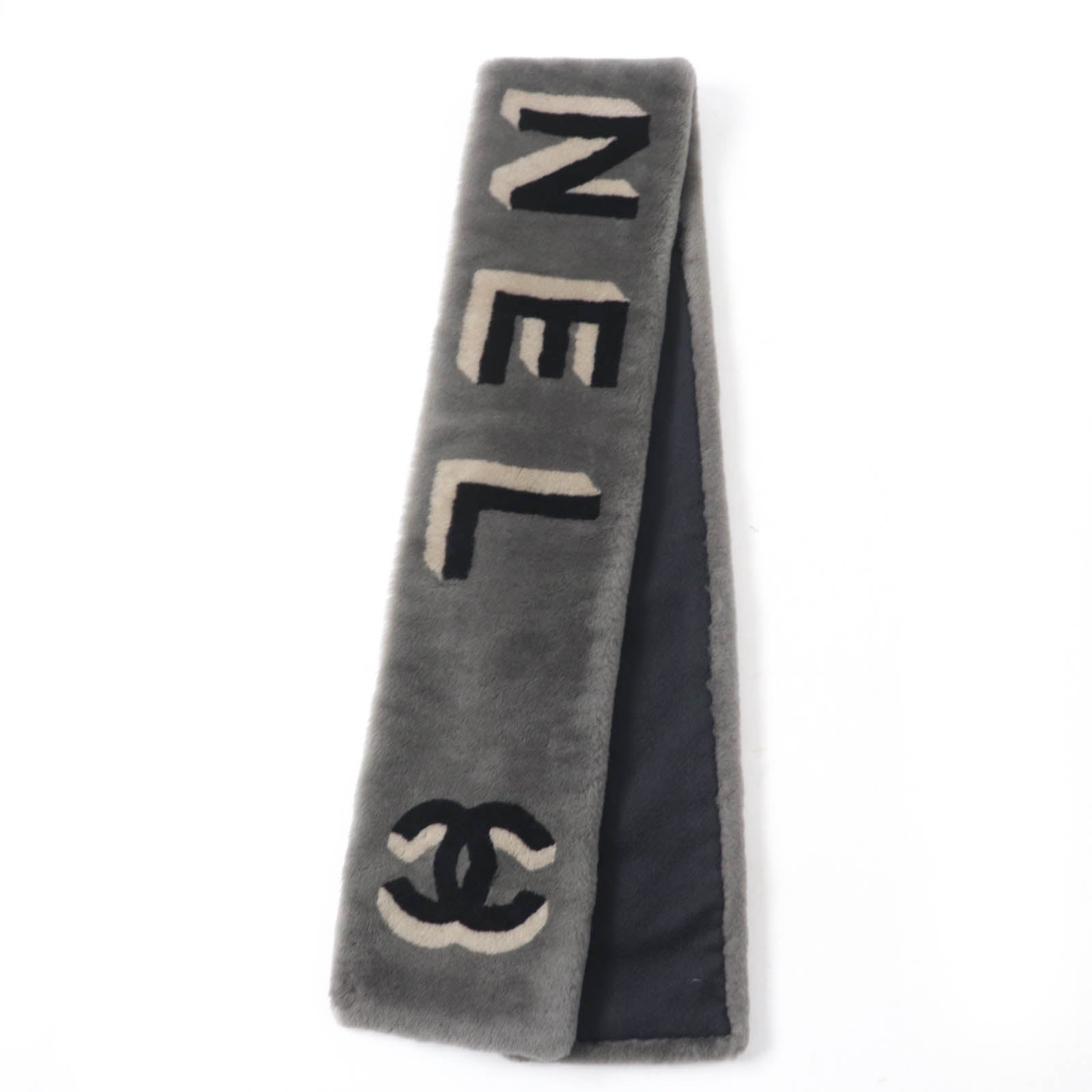 CHANEL grey CC logo women's accessory / シャネル レディース グレー CCロゴ アクセサリー