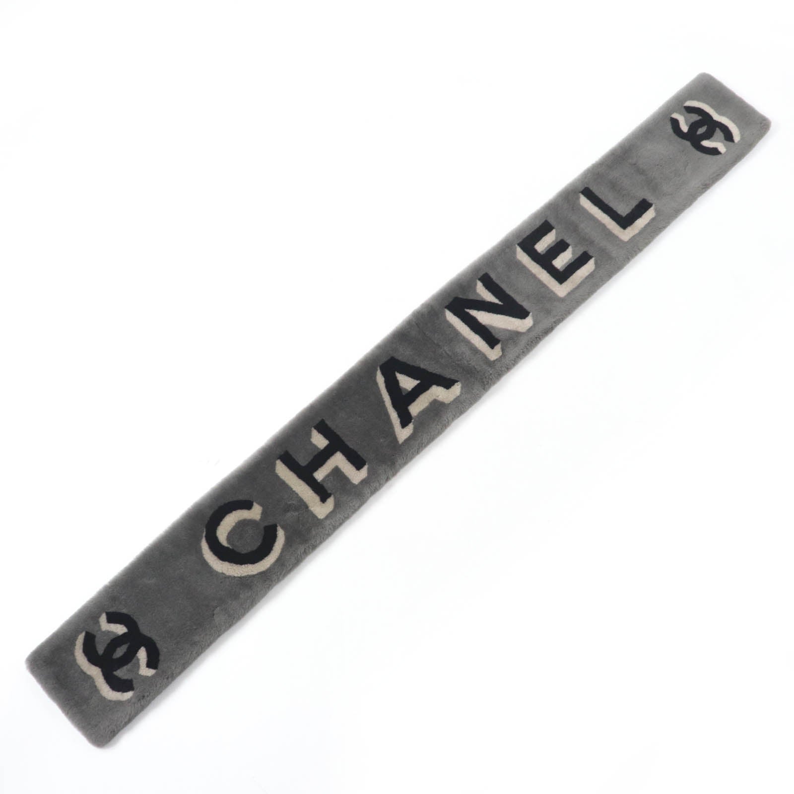 CHANEL grey CC logo women's accessory / シャネル レディース グレー CCロゴ アクセサリー
