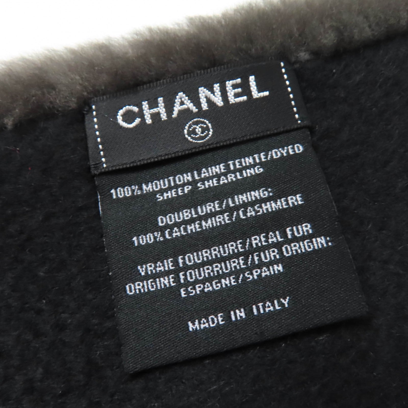 CHANEL grey CC logo women's accessory / シャネル レディース グレー CCロゴ アクセサリー