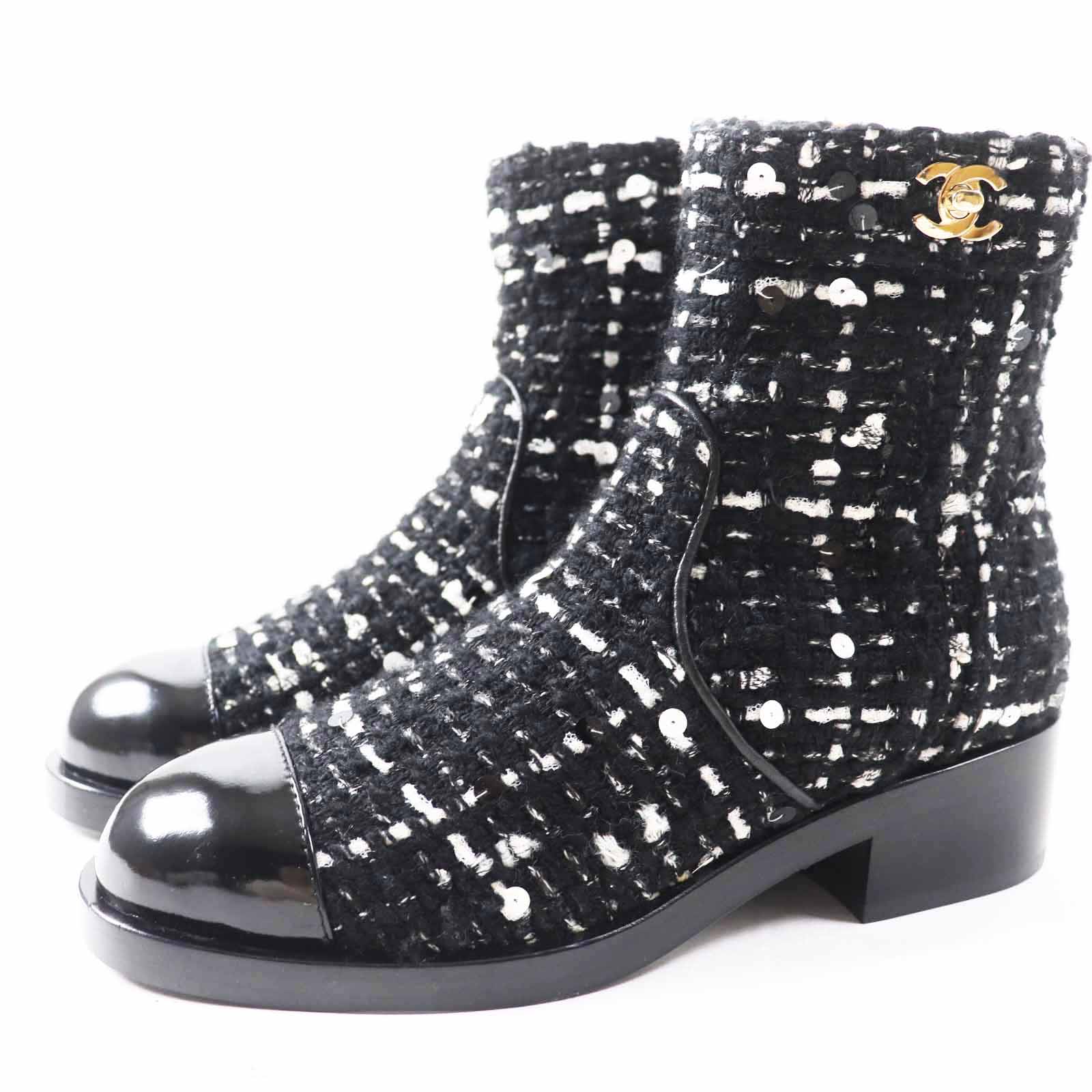 CHANEL ショートブーツ