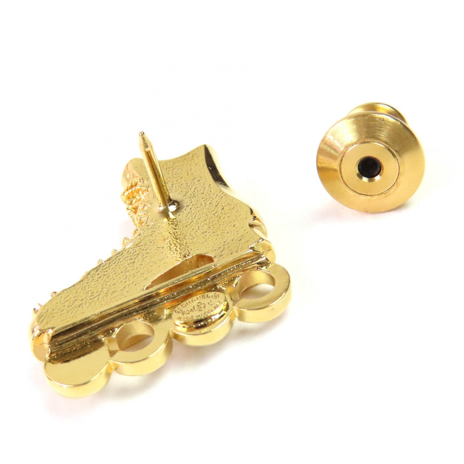 CHANEL gold CC logo pearl crystal women's accessory / シャネル レディース ゴールド CCロゴ パール クリスタル アクセサリー