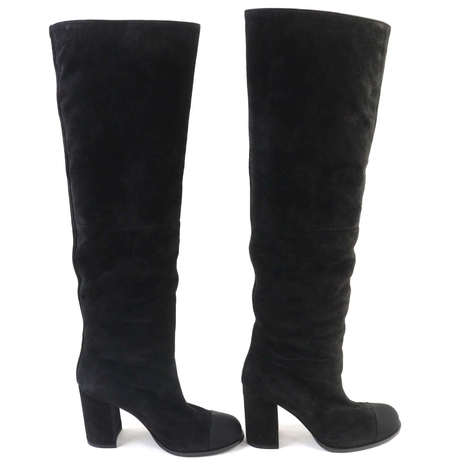 CHANEL ニーハイブーツ